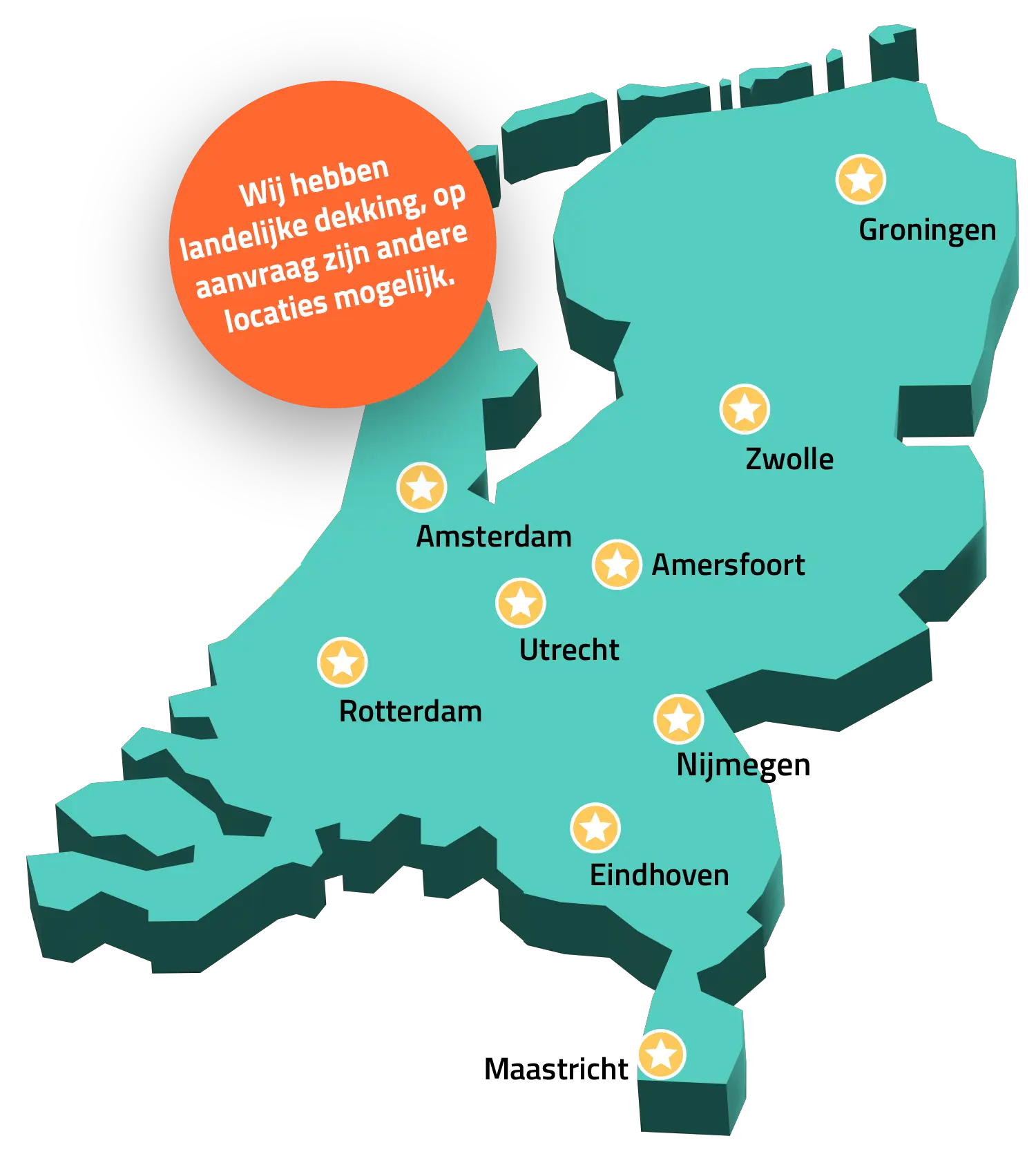 Kaart Nederland